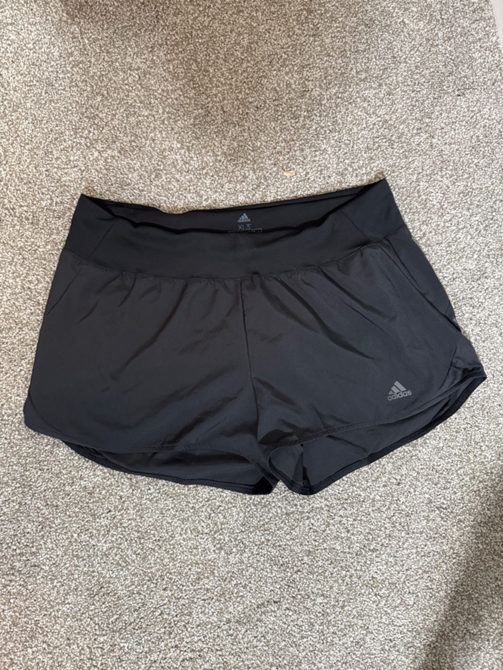 Adidas Black Women's Athletic Running Shorts